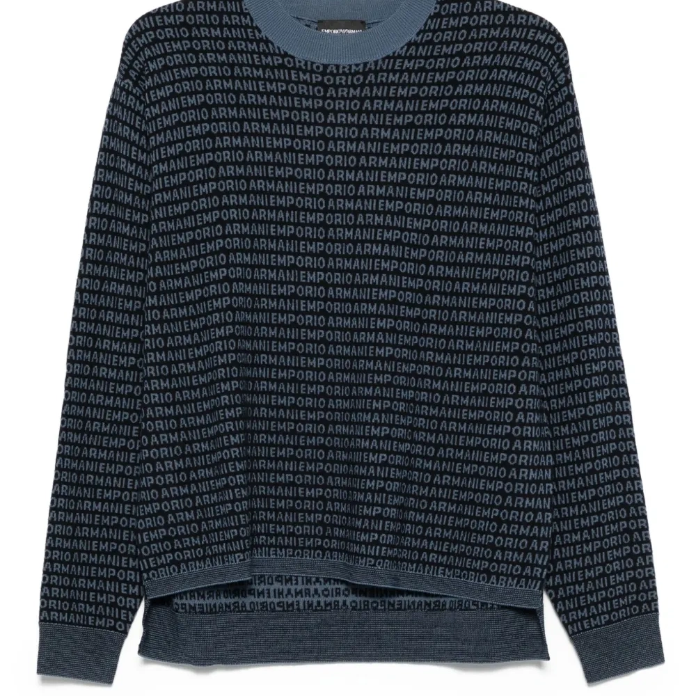 Шерстяной свитер с логотипом