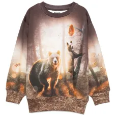 Толстовка с длинными рукавами и принтом