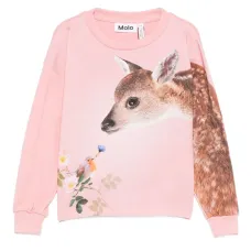 Толстовка с круглым вырезом и принтом Толстовка с круглым вырезом и принтом