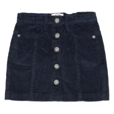 Вельветовая юбка на пуговицах