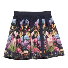 Юбка с цветочным принтом