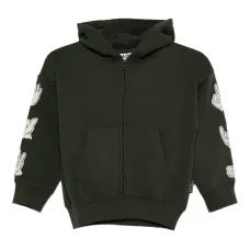 Худи на молнии с принтом