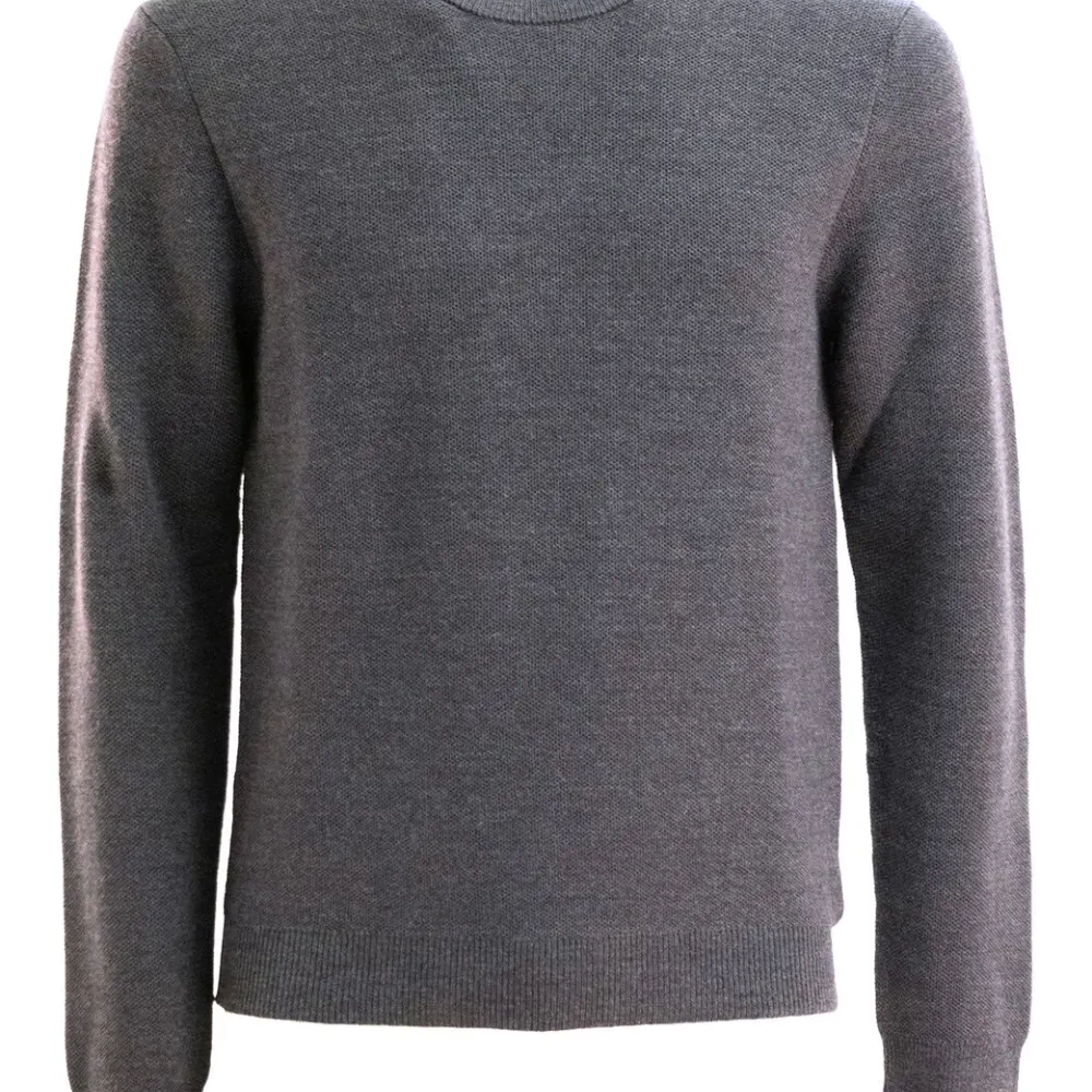 Шерстяной свитер с круглым вырезом