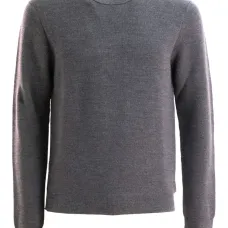 Шерстяной свитер с круглым вырезом