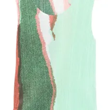 Топ без рукавов с абстрактным принтом