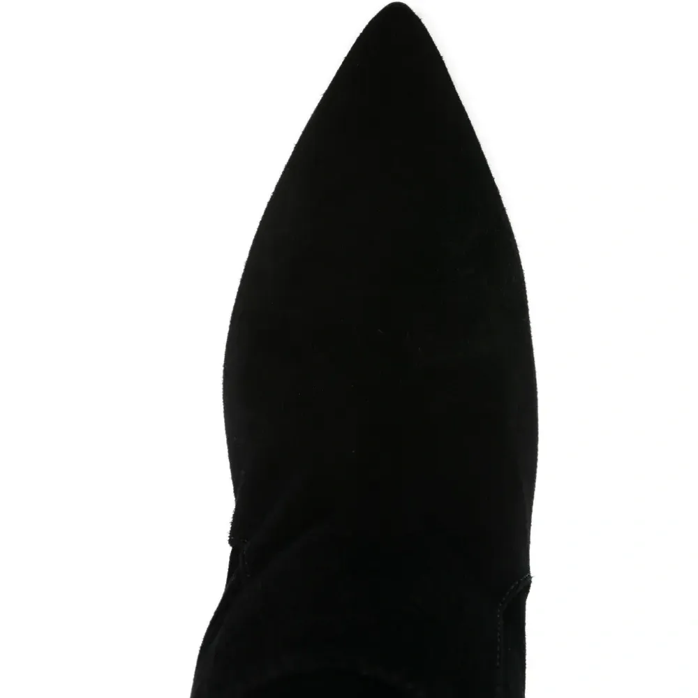 Ботильоны на шпильке с заостренным носком