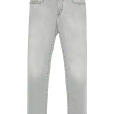 Джинсы с контрастной строчкой