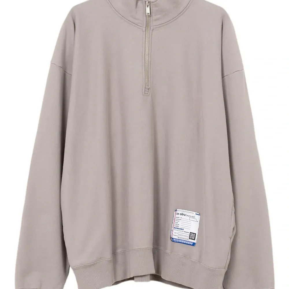 Толстовка с воротником на молнии