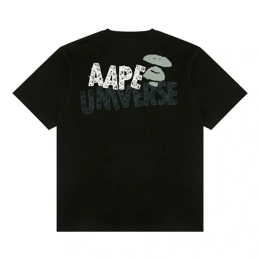 Футболка с принтом AAPE Universe
