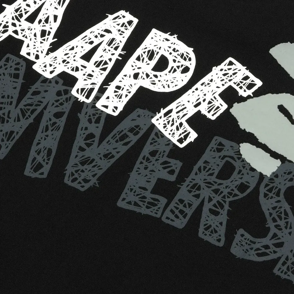 Футболка с принтом AAPE Universe