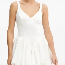 Платье Oria с V-образным вырезом и собранной талией