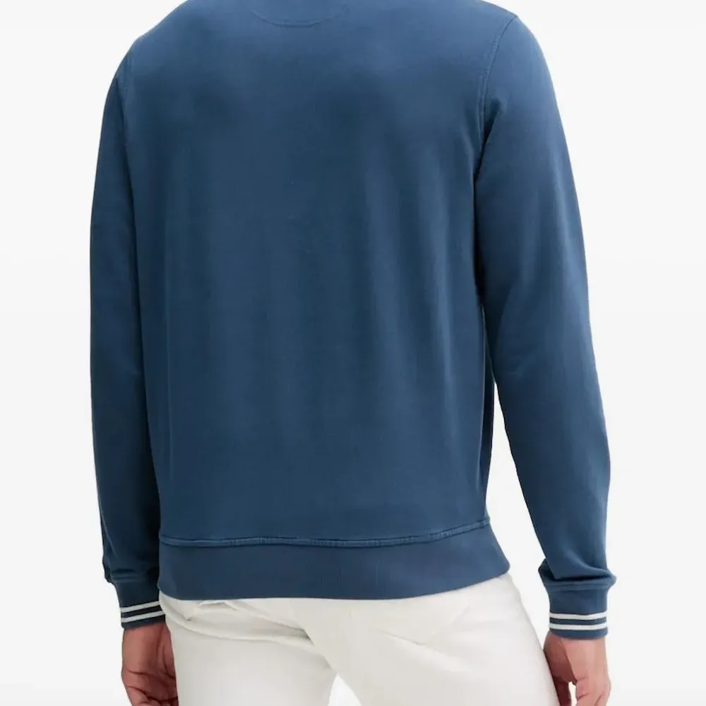 Толстовка с воротником в полоску