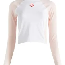 Топ с рукавами реглан и логотипом Топ с рукавами реглан и логотипом