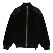 Пальто на молнии со вставками Пальто на молнии со вставками