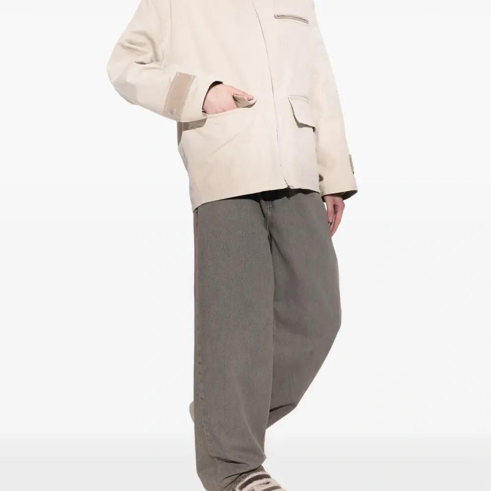 Кроссовки на липучках с отделкой из овчины