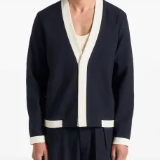 кардиган Clovis с контрастной планкой