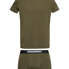 Комплект из топа и боксеров с логотипом Комплект из топа и боксеров с логотипом