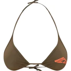 Бикини с треугольными чашками и логотипом Бикини с треугольными чашками и логотипом