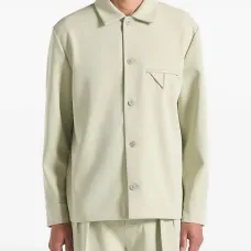 Рубашка Leo Hatched строгого кроя