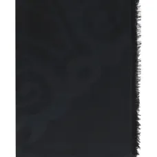 Шаль Eguale с бахромой и абстрактным принтом