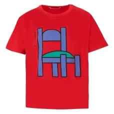 Футболка из органического хлопка с графичным принтом