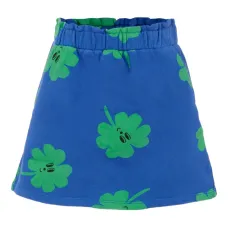 Юбка с эластичным поясом и принтом