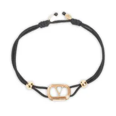 Браслет с черными камнями Браслет с черными камнями