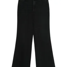 расклешенные джинсы с карманами