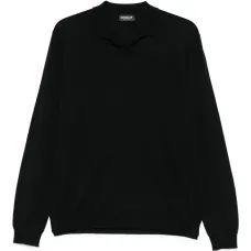 Свитер из смесовой шерсти с воротником поло Свитер из смесовой шерсти с воротником поло