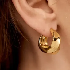 Маленькие серьги-кольца Nomade