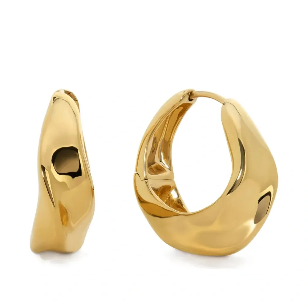 Серьги-кольца Nomade среднего размера