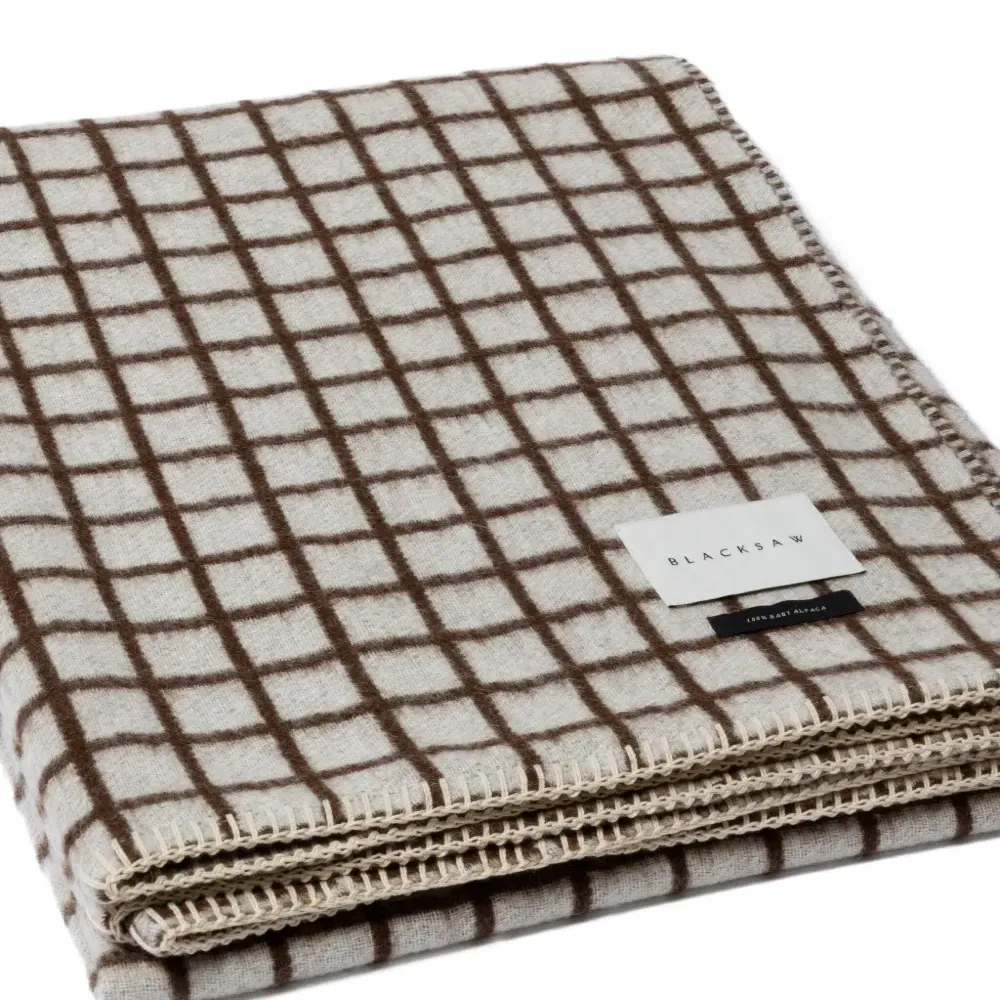 Одеяло в клетку (200 x 150 см)