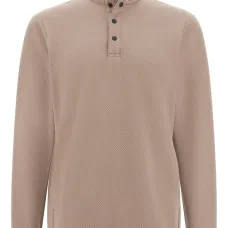 Толстовка с воротником-стойкой