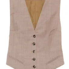 Жилет на пуговицах