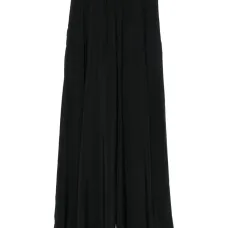 Брюки с эластичным поясом и складками