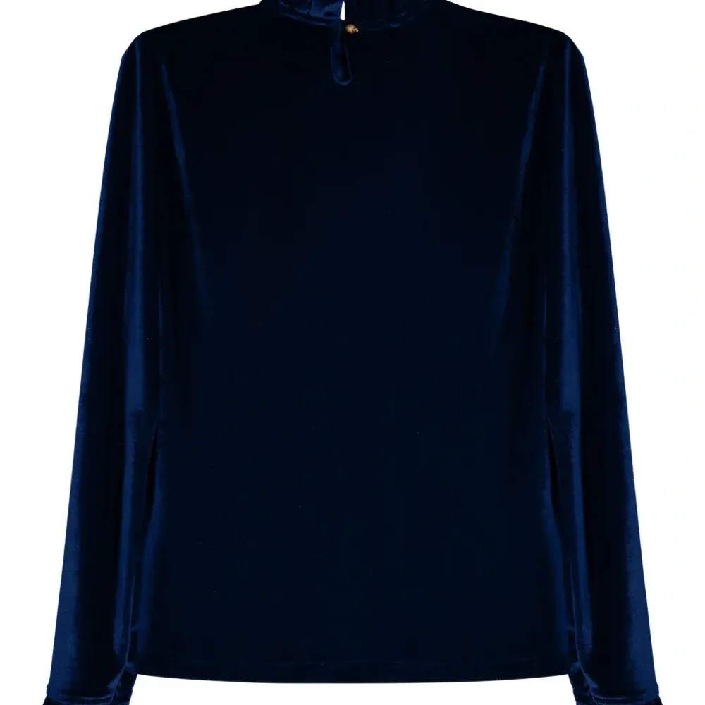 Бархатный топ Maré с оборками