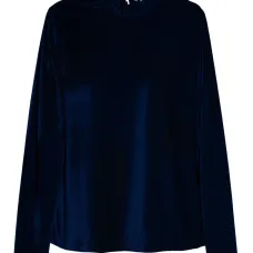 Бархатный топ Maré с оборками