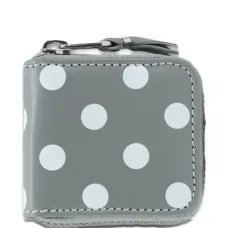 Клатч Leather Line Coin в горох