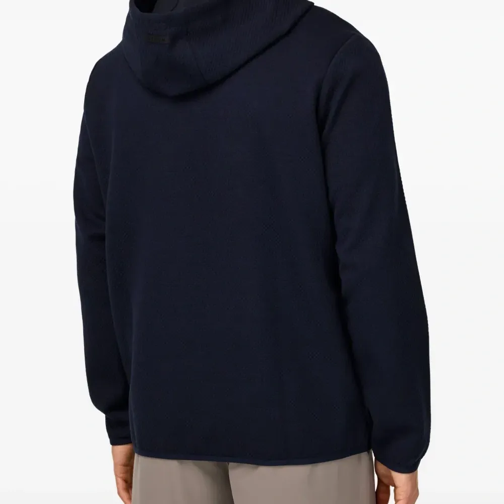 Толстовка с воротником на молнии и капюшоном