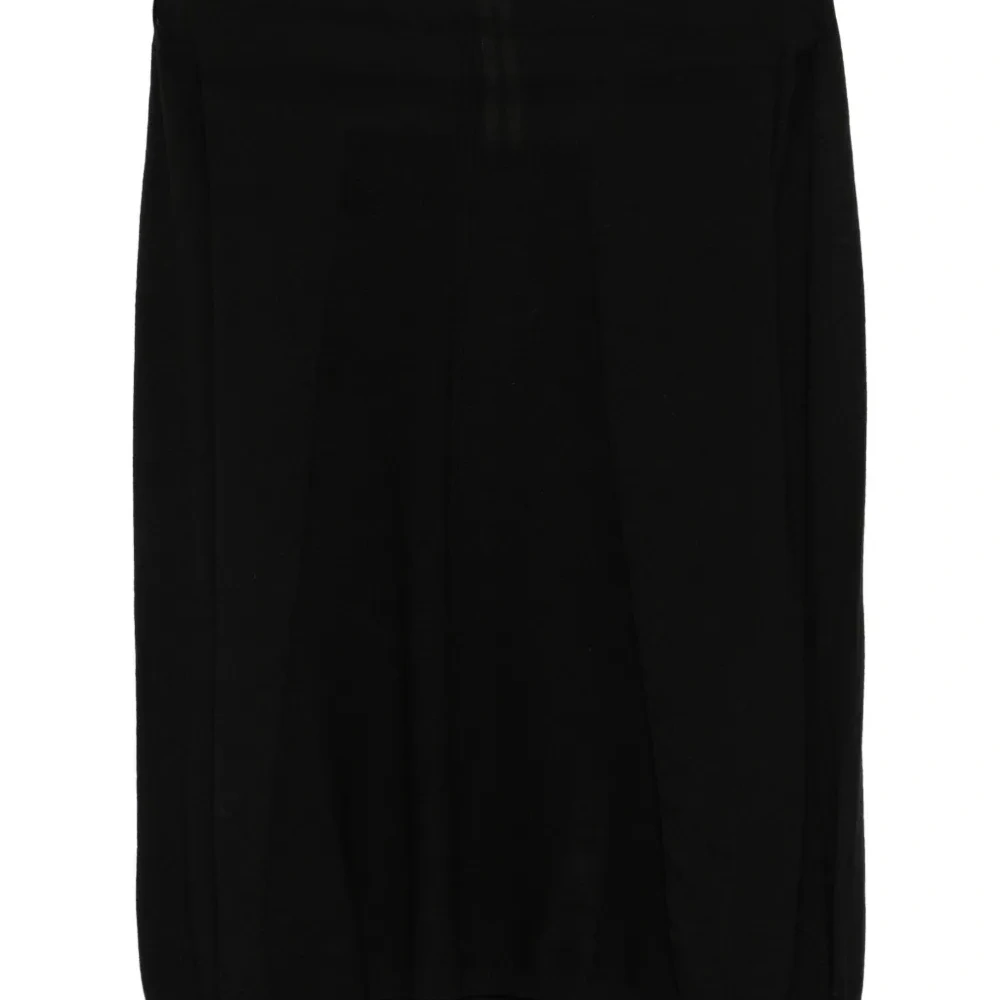 Шерстяной джемпер с круглым вырезом