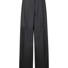 Широкие брюки со складками