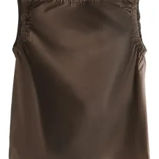 Топ с присборенными рукавами Топ с присборенными рукавами