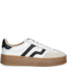 Кроссовки с контрастными полосками