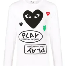 Лонгслив с логотипом в виде сердца