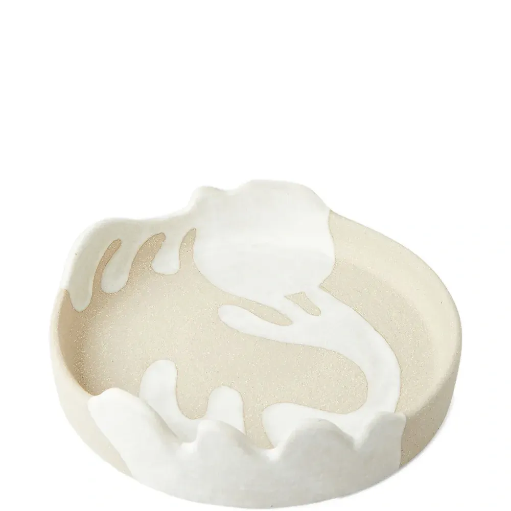 Поднос из глазурованной глины