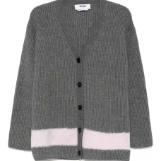 Кардиган в рубчик