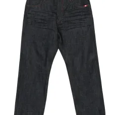 Прямые джинсы с карманами