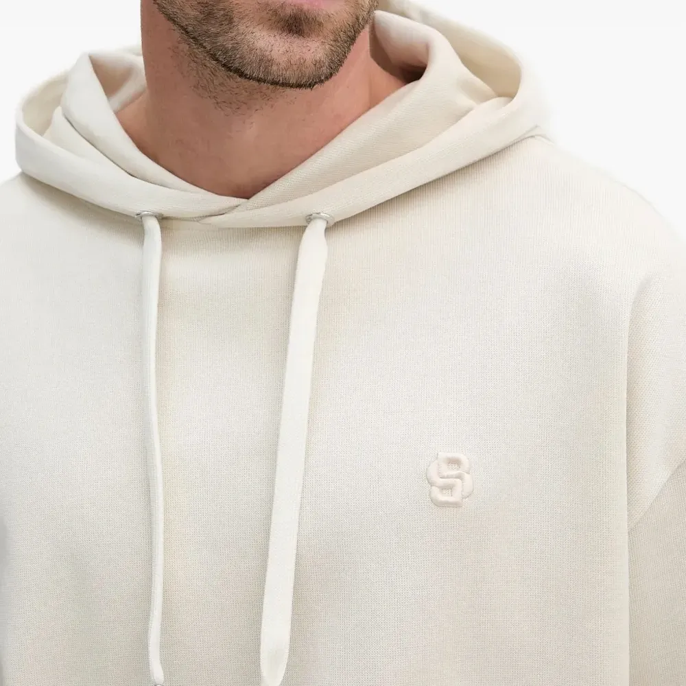 Худи с кулиской и вышитым логотипом