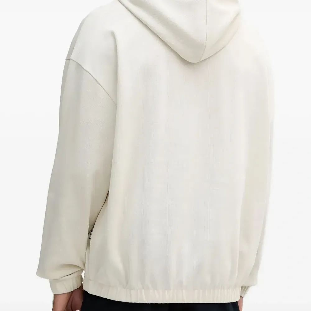 Худи с кулиской и вышитым логотипом