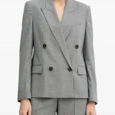 двубортный шерстяной пиджак двубортный шерстяной пиджак